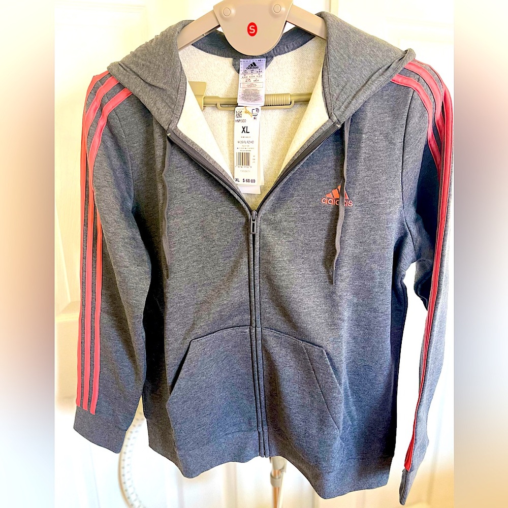 Adidas zip up sweatshirt